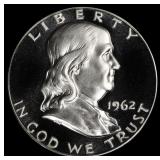 ***Major Highlight*** 1962 Proof Franklin Half Dol