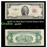 1953C $2 Red Seal United States Note Grades Select