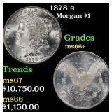 1878-s Morgan Dollar $1 ms66+ SEGS