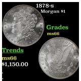 1878-s Morgan Dollar $1 ms66 SEGS