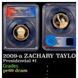 2009-a ZACHARY TAYLOR Proof Presidential Dollar Fi