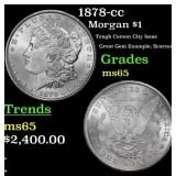 1878-cc Morgan Dollar $1 ms65 SEGS