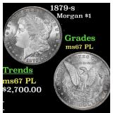 1879-s Morgan Dollar $1 ms67 PL SEGS