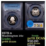 1978-s Proof Washington Quarter 25c pr69 dcam PCGS