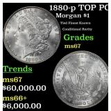 1880-p Morgan Dollar TOP POP! $1 ms67 SEGS