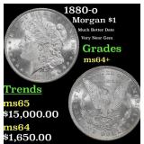 1880-o Morgan Dollar $1 ms64+ SEGS
