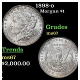 1898-o Morgan Dollar $1 ms67 SEGS