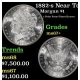 1882-s Morgan Dollar Near Top Pop! $1 ms67+ SEGS