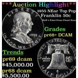 ***Major Highlight*** 1955 Proof Franklin Half Dol