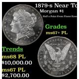 1879-s Morgan Dollar Near Top Pop! $1 ms67+ PL SEG