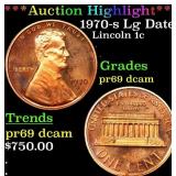 ***Auction Highlight*** 1970-s Lg Date Proof Linco