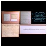 ***Auction Highlight*** 1815 State of New-York Com