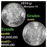 1879-p Morgan Dollar $1 ms66 SEGS
