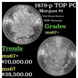 1879-p Morgan Dollar TOP POP! $1 ms67+ SEGS