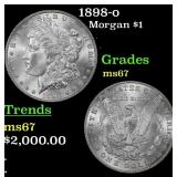1898-o Morgan Dollar $1 ms67 SEGS