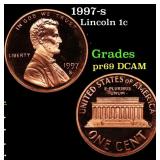 1997-s Proof Lincoln Cent 1c Grades GEM++ Proof De