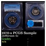 1970-s Jefferson Nickel PCGS Sample 5c n/a PCGS