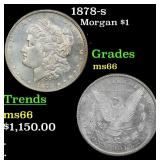 1878-s Morgan Dollar $1 ms66 SEGS