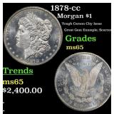 1878-cc Morgan Dollar $1 ms65 SEGS