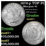 1879-p Morgan Dollar TOP POP! $1 ms67+ SEGS