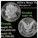 1879-s Morgan Dollar Near Top Pop! $1 ms67+ PL SEG