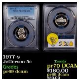 1977-s Proof Jefferson Nickel 5c pr69 dcam PCGS