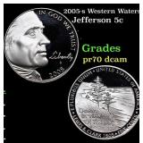 2005-s Western Waters Proof Jefferson Nickel 5c Gr