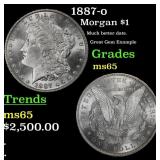 1887-o Morgan Dollar $1 ms65 SEGS