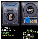 1976-s Proof Jefferson Nickel 5c pr69 dcam PCGS