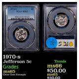 1970-s Jefferson Nickel 5c ms65 PCGS
