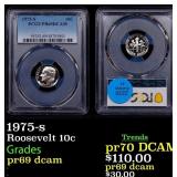 1975-s Proof Roosevelt Dime 10c pr69 dcam PCGS