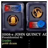 2008-s JOHN QUINCY ADAMS Proof Presidential Dollar