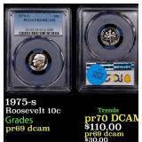 1975-s Proof Roosevelt Dime 10c pr69 dcam PCGS