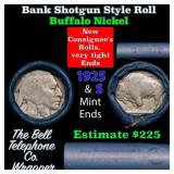 Buffalo Nickel Shotgun Roll in Old Bank Style 