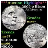***Auction Highlight*** 2005-p Bison Jefferson Nic