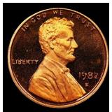 1982-s Proof Lincoln Cent 1c Grades GEM++ Proof De