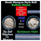 Buffalo Nickel Shotgun Roll in Old Bank Style 
