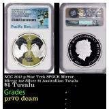 NGC 2017-p Star Trek SPOCK Mirror Mirror 1oz Silve