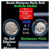 Buffalo Nickel Shotgun Roll in Old Bank Style 