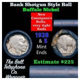 Buffalo Nickel Shotgun Roll in Old Bank Style 