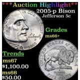 ***Auction Highlight*** 2005-p Bison Jefferson Nic