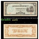 1942 Philippines WWII Japanese Occupation 10 Pesos