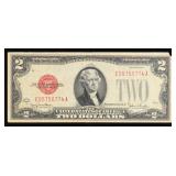1928G $2 Red Seal United States Note Grades xf det