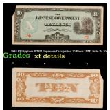 1942 Philippines WWII Japanese Occupation 10 Pesos