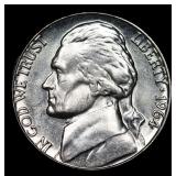 1964-d Jefferson Nickel 5c Grades GEM++ Unc