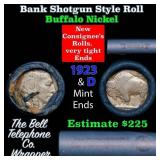 Buffalo Nickel Shotgun Roll in Old Bank Style 