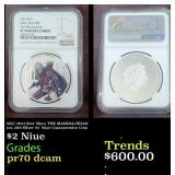 NGC 2021 Star Wars THE MANDALORIAN 1oz .999 Silver