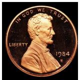 1984-s Proof Lincoln Cent 1c Grades GEM++ Proof De