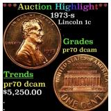 ***Auction Highlight*** 1973-s Proof Lincoln Cent