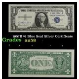 1957B $1 Blue Seal Silver Certificate Grades Choic